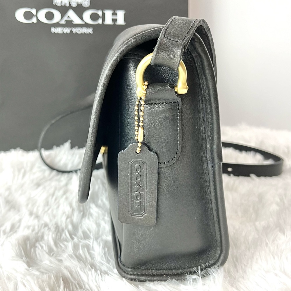 Vintage COACH Curtis Bag, Black No. 9975 - Picture 3 of 15